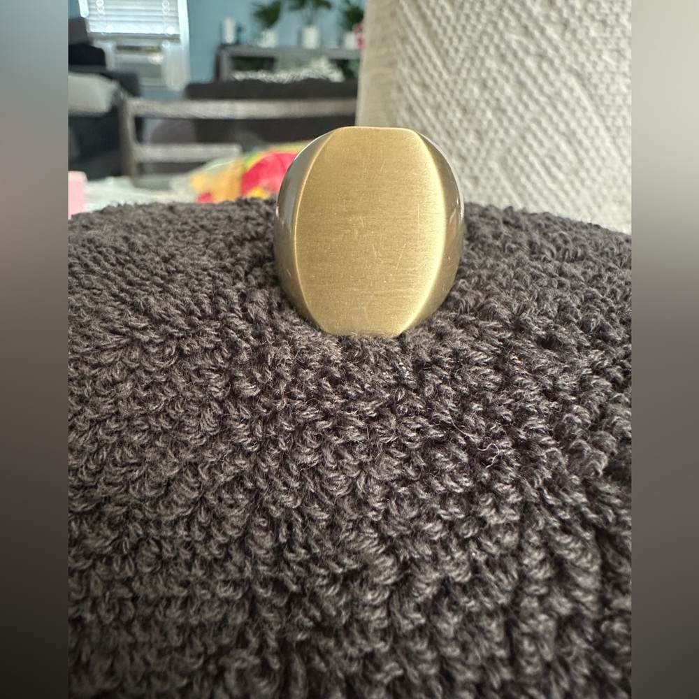 Gold Statement Ring - image 3